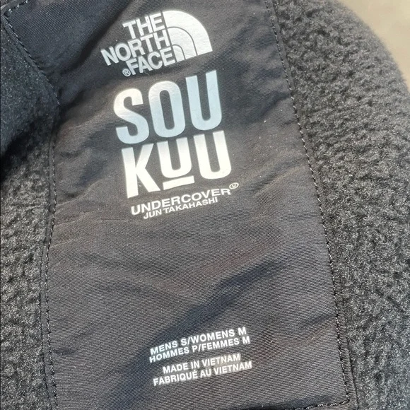 THE NORTH FACE Unisex X Undercover Soukuu Fleece Pants Size MS/WM In Black - Picture 6 of 7